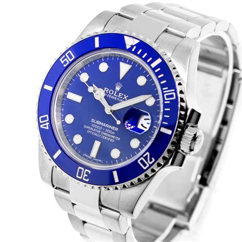 rolex submariner 116619 18k white gold 40mm auto watch|Rolex Submariner Date 116619 .